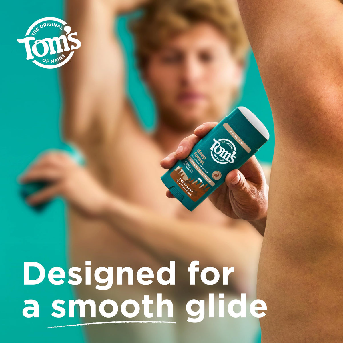 Tom's of Maine Deep Forest Deodorant with eucalyptus leaves
