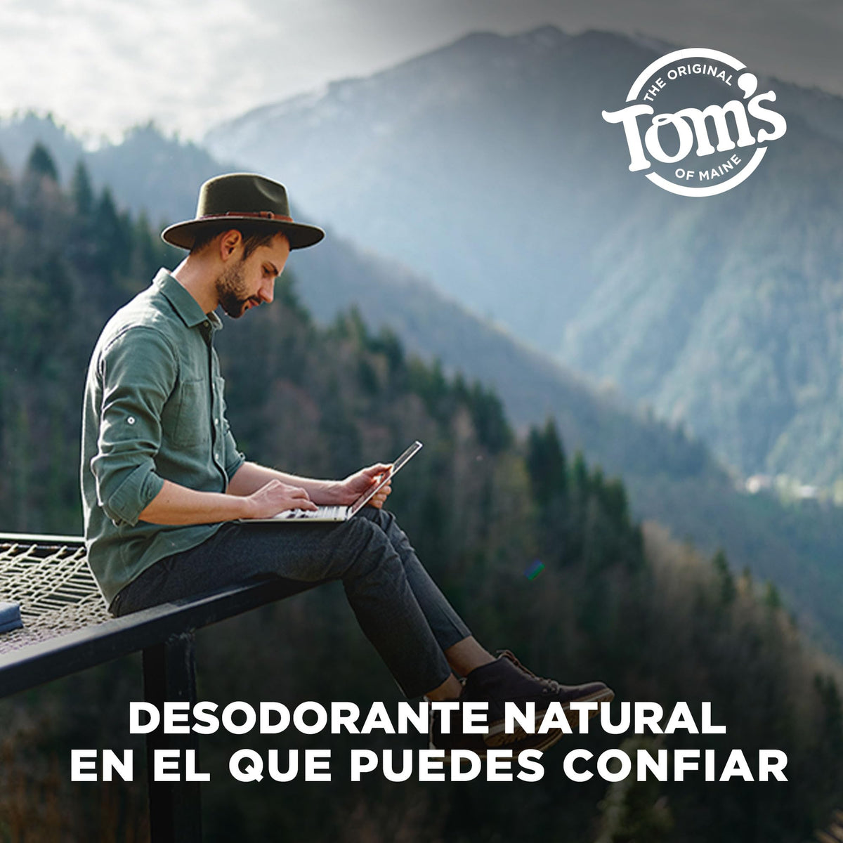Tom's of Maine deodorant stick with natural ingredients