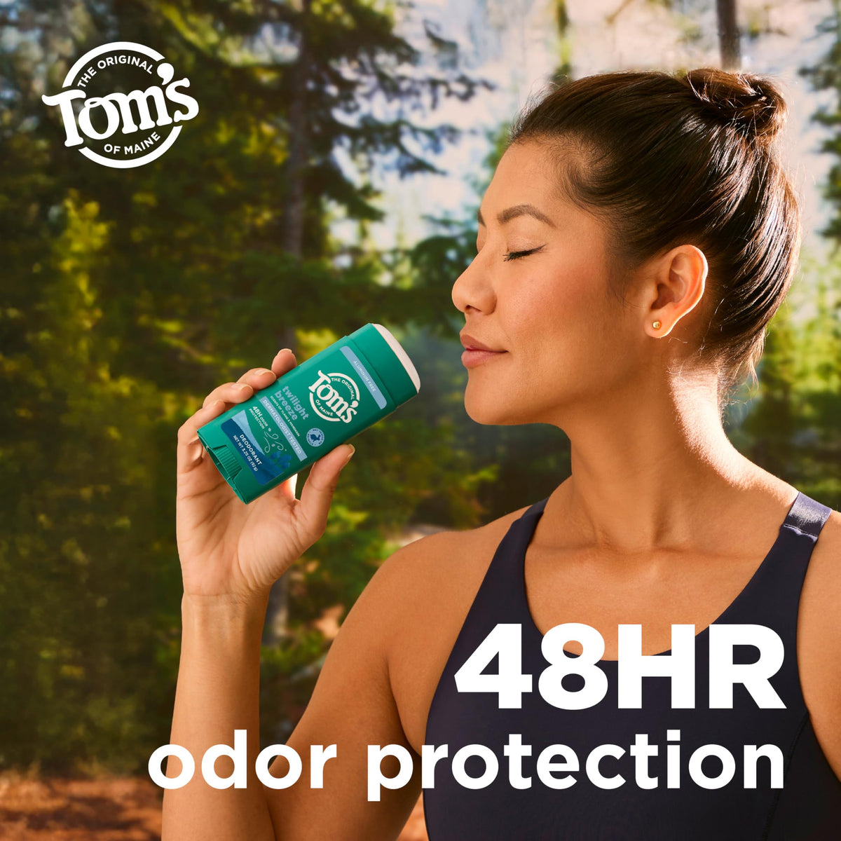 Tom's of Maine deodorant with ylang-ylang and mandarin scent