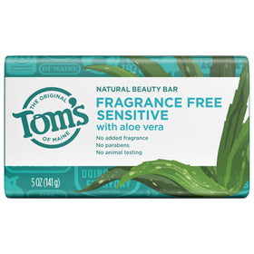 Tom's of Maine Natural Beauty Bar Soap, bar in hand