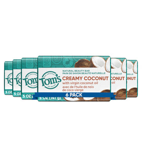 Tom's of Maine Natural Beauty Bar Soap Creamy Coconut front view