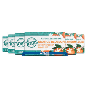 Tom's of Maine Natural Beauty Bar Soap Orange Blossom 5 oz front view