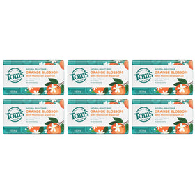 Tom's of Maine Natural Beauty Bar Soap Orange Blossom with flowers