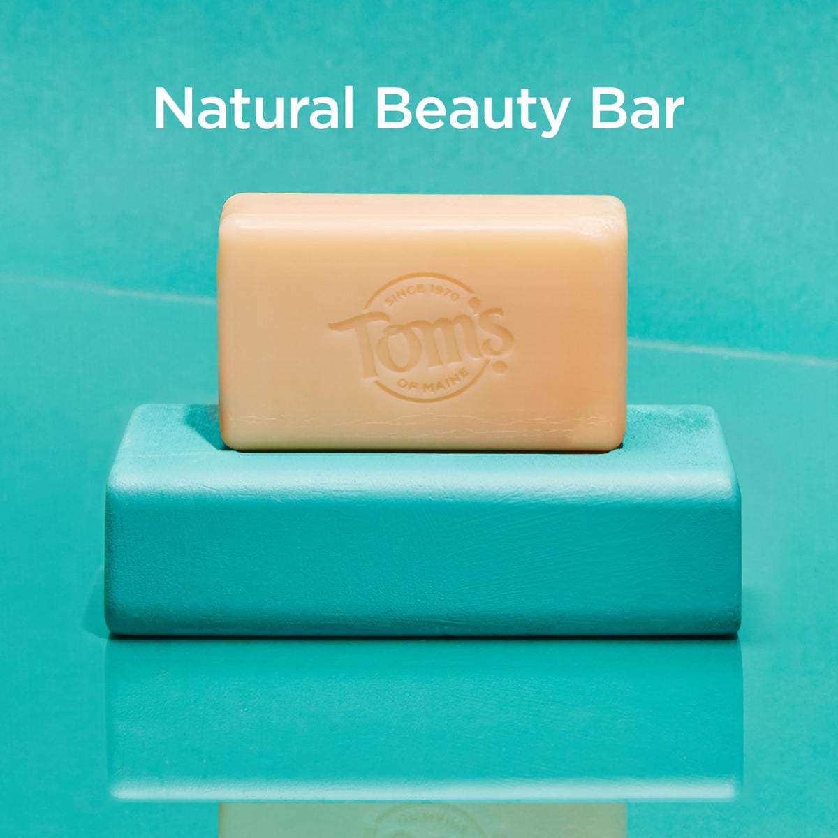 Tom's of Maine soap bars with eucalyptus leaves