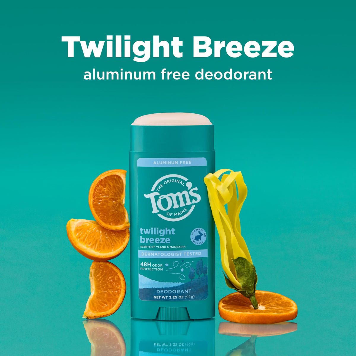 Tom's of Maine Twilight Breeze Deodorant stick close-up