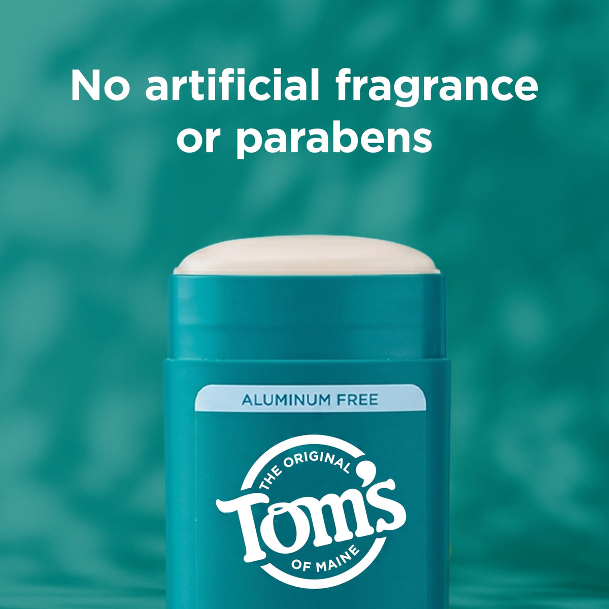 Tom's of Maine Unscented Natural Deodorant 3.25 oz packaging