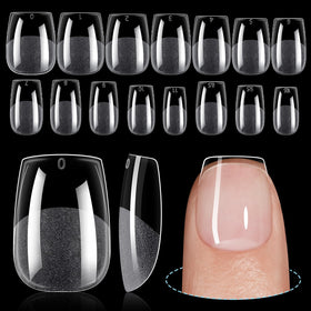 TOMICCA Extra Short Coffin Nail Tips package front view