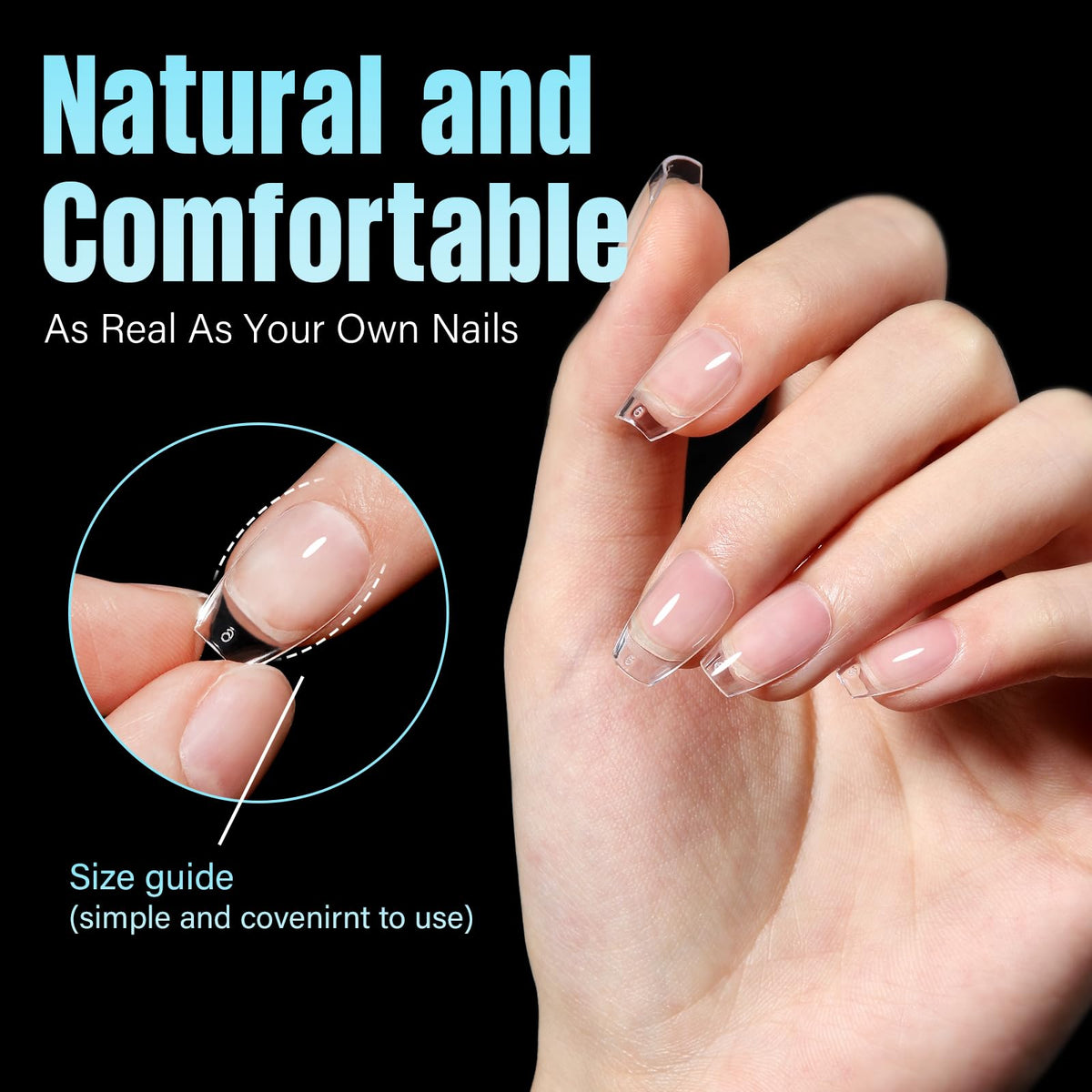 TOMICCA nail tips displayed in a salon setting