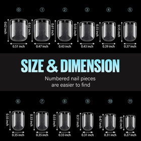 TOMICCA nail tips in a nail art setting