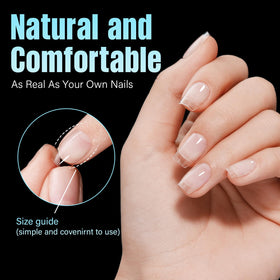 TOMICCA nail tips organized by size in compartment