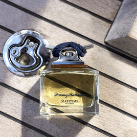 Tommy Bahama Maritime Triumph Spray Cologne in a bathroom setting