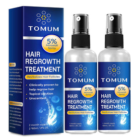 TOMUM Minoxidil Hair Regrowth Spray 5% front view