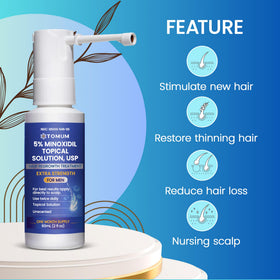 TOMUM Minoxidil Spray applicator close-up