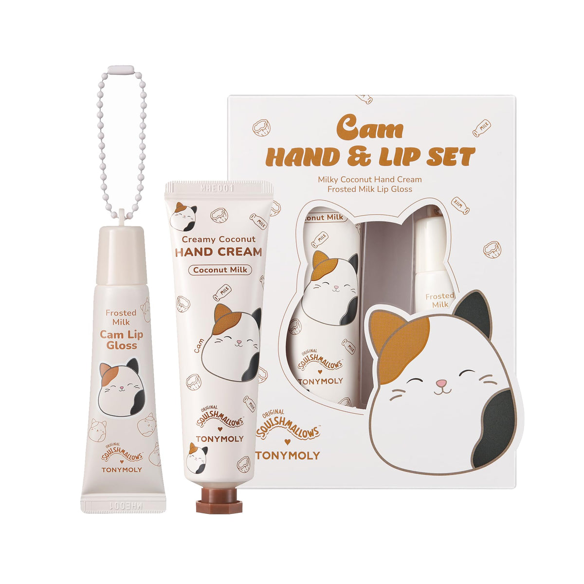 TONYMOLY Cam the Cat Hand Cream front view in packaging