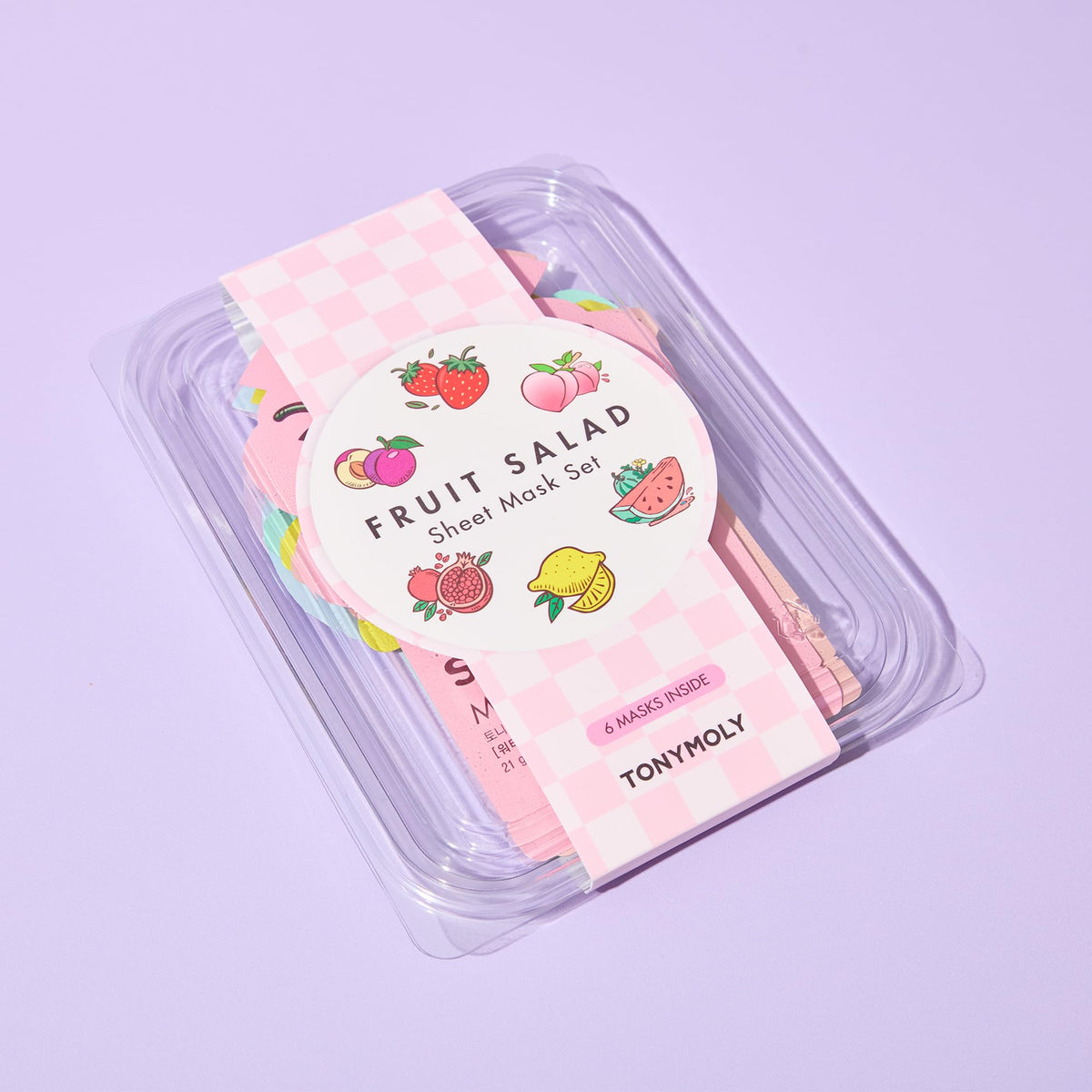 TONYMOLY Fruit Salad Sheet Mask with Lemon and Plum extracts