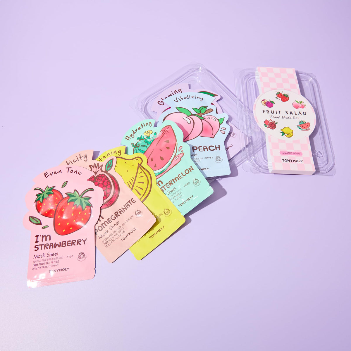 TONYMOLY Fruit Salad Sheet Mask with Peach extract