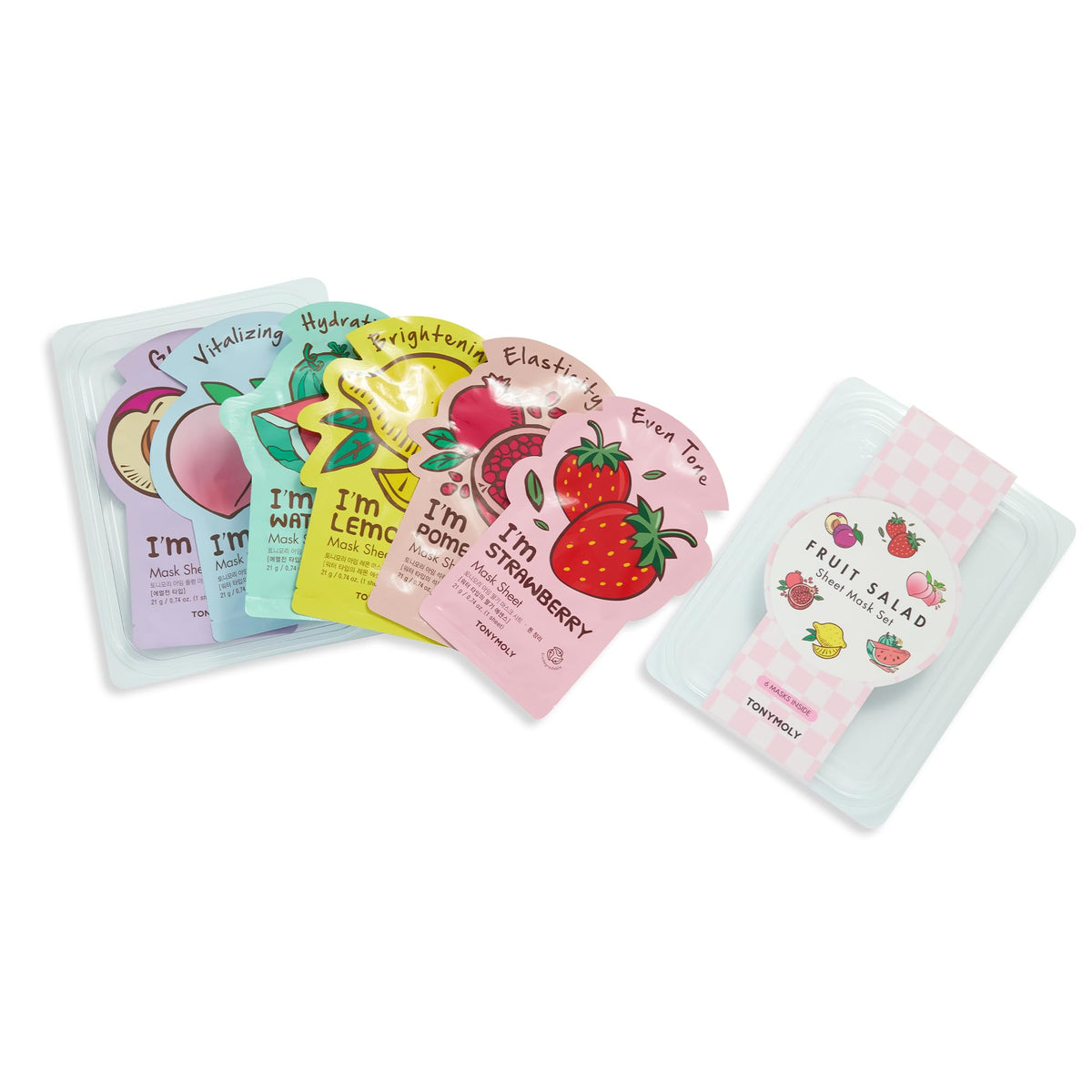 TONYMOLY Fruit Salad Sheet Mask with Pomegranate extract