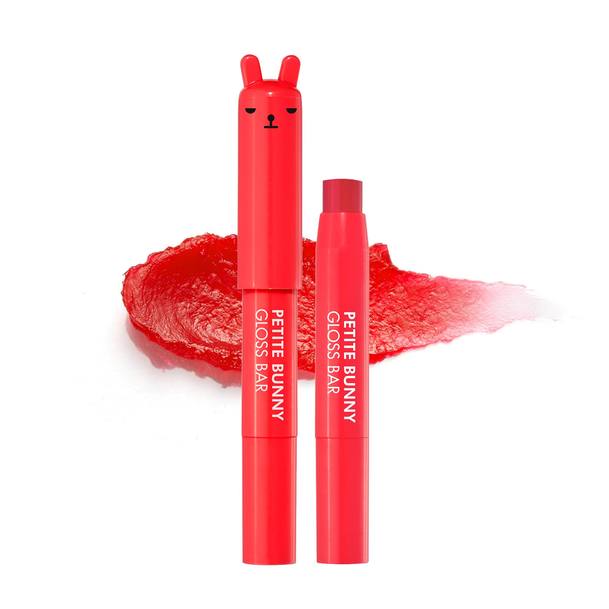 TONYMOLY Petit Bunny Lip Gloss Juicy Cherry front view