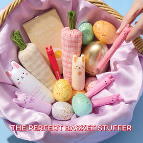 TONYMOLY Petit Bunny Lip Gloss Juicy Cherry with other K-beauty products