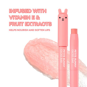 TONYMOLY Petit Bunny Lip Gloss Juicy Peach applicator