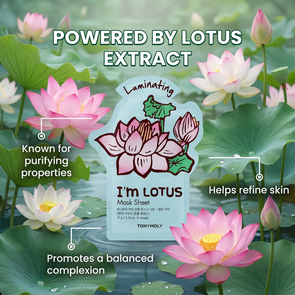 TONYMOLY Spring Blossom sheet masks during a self-care routine