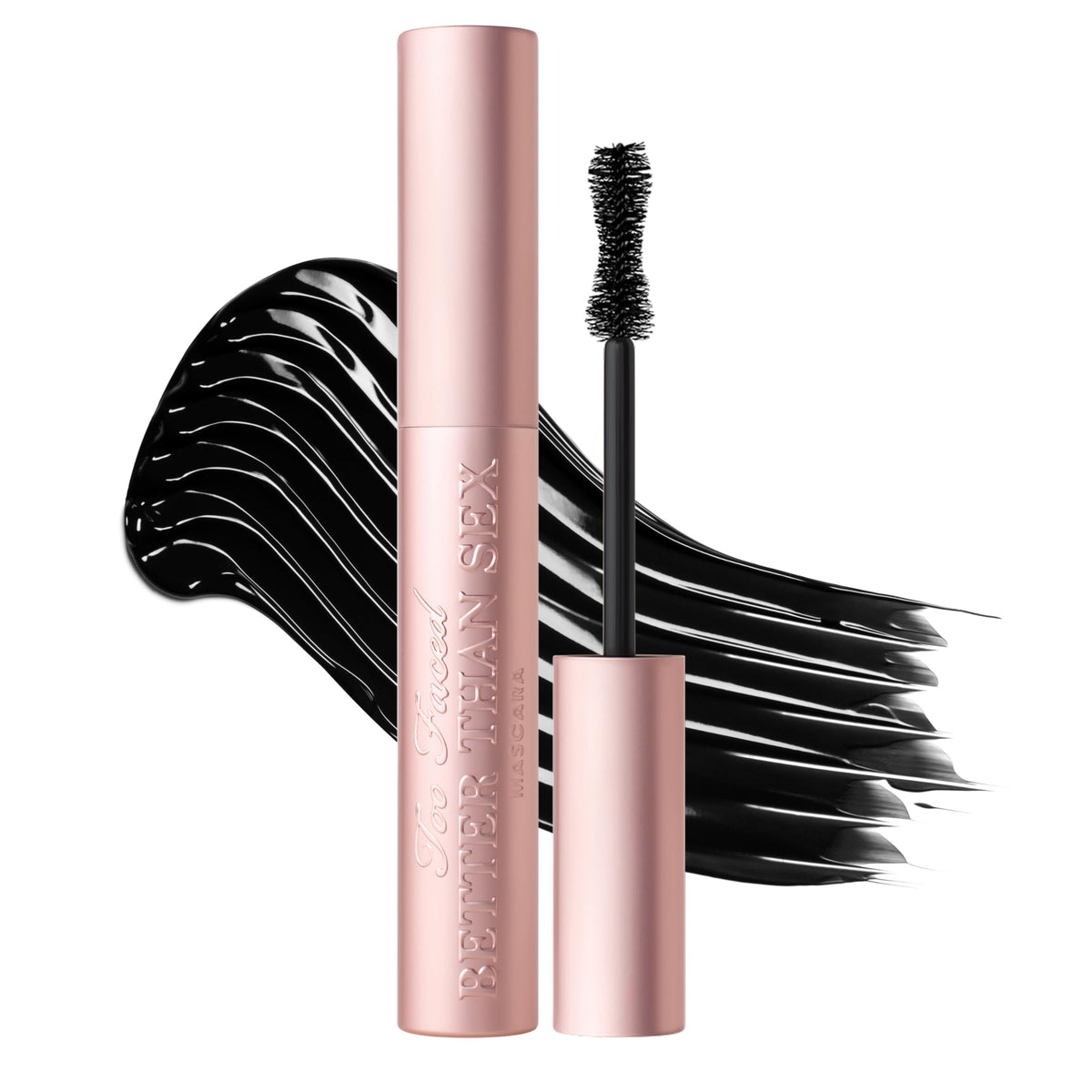 Too Faced Better Than Sex Mascara black tube front view