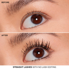 Too Faced Better Than Sex Waterproof Mascara applied on model's lashes