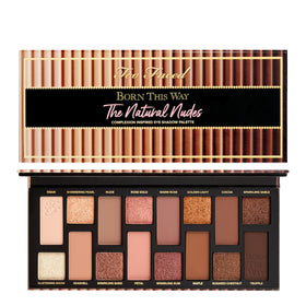 Too Faced Born This Way Eye Shadow Palette front view with 16 shades