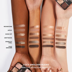 Too Faced Born This Way Mini Eyeshadow Palette with makeup brushes