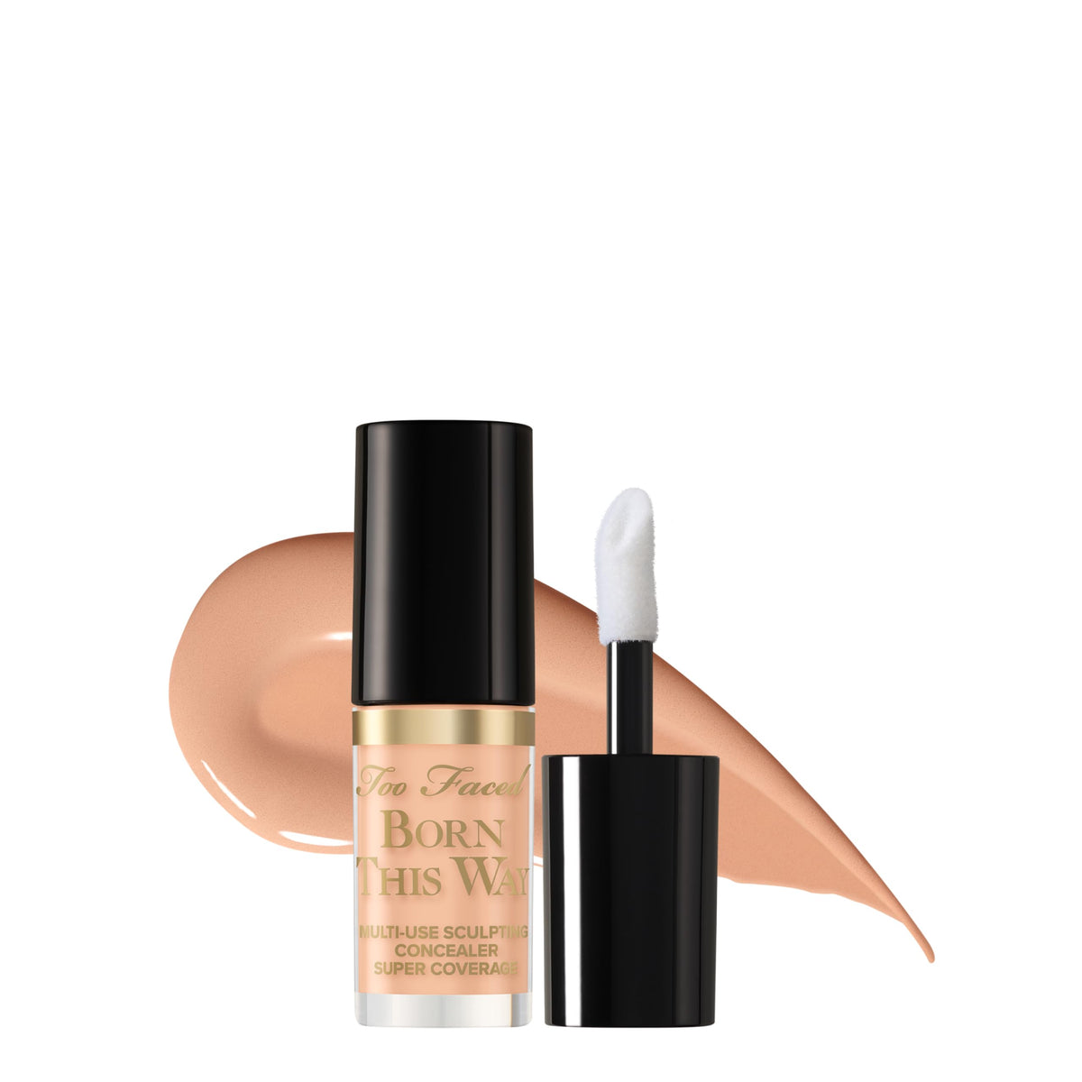 Too Faced Born This Way Super Coverage Concealer in Nude, front view