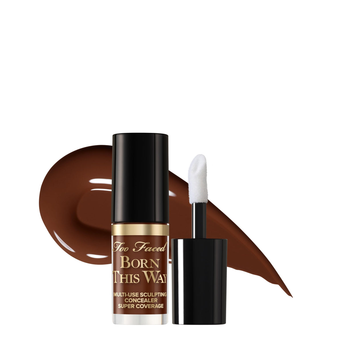 Too Faced Born This Way Super Coverage Concealer in Sable front view