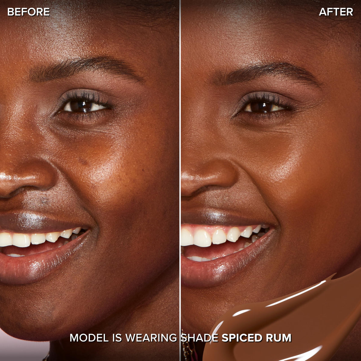 Too Faced Born This Way Super Coverage Concealer in Spiced Rum with applicator