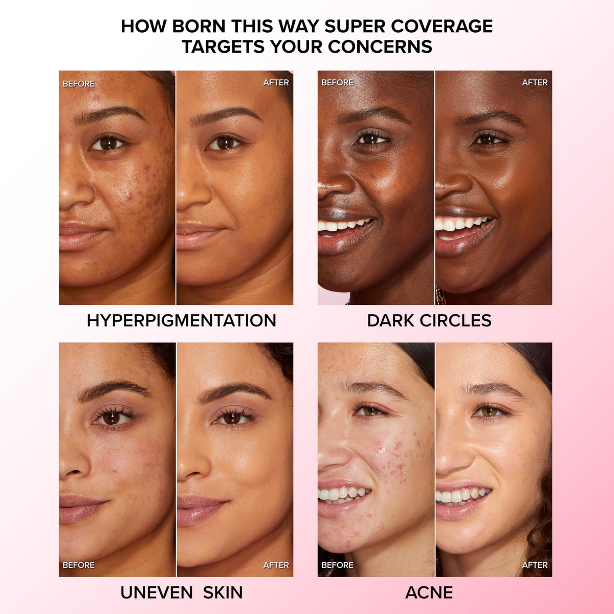 Too Faced Born This Way Super Coverage Concealer Light Beige swatch on skin