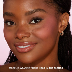 Too Faced Cloud Crush Blurring Blush applied on cheeks