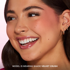 Too Faced Cloud Crush Blurring Blush in hand showing size