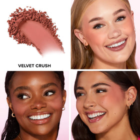 Too Faced Cloud Crush Blurring Blush open showing powder texture