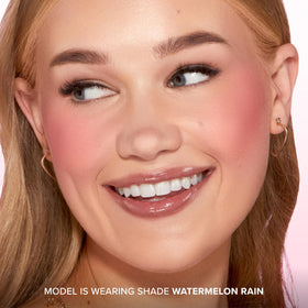 Too Faced Cloud Crush Blurring Blush swatch on skin