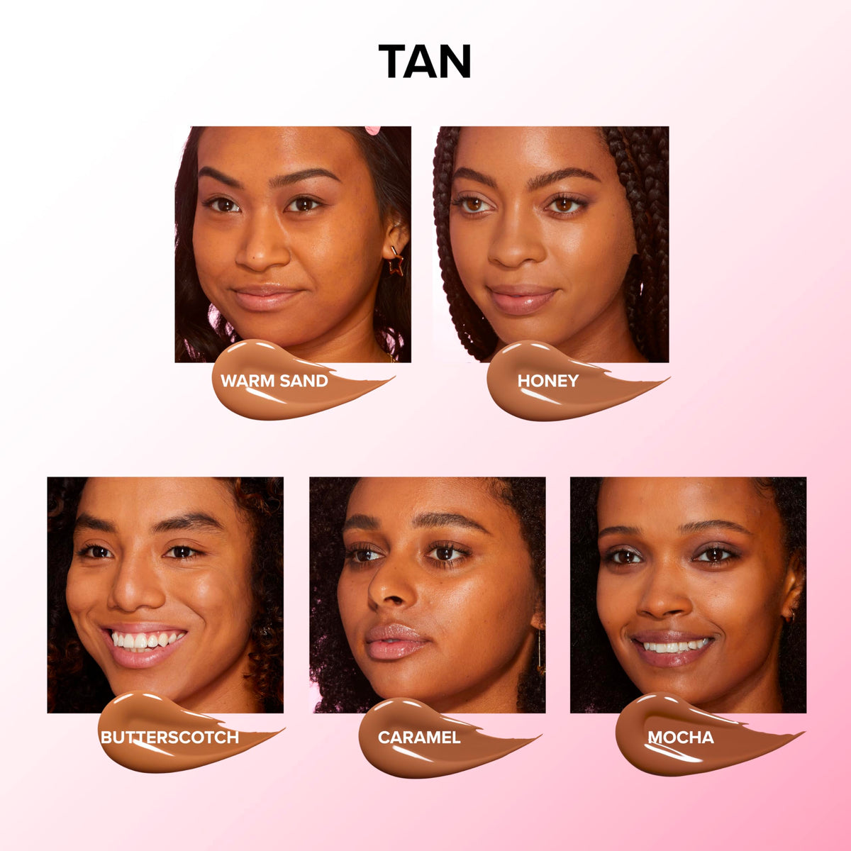 Too Faced concealer displayed with makeup brushes
