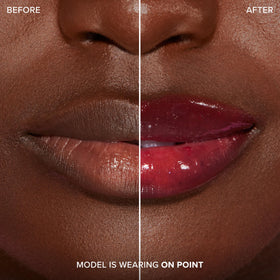 Too Faced Lip Injection Cherry Red in hand