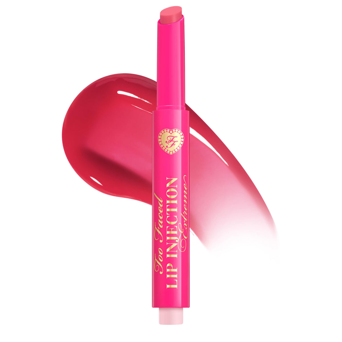 Too Faced Lip Injection Extreme front view in Perfect Pink