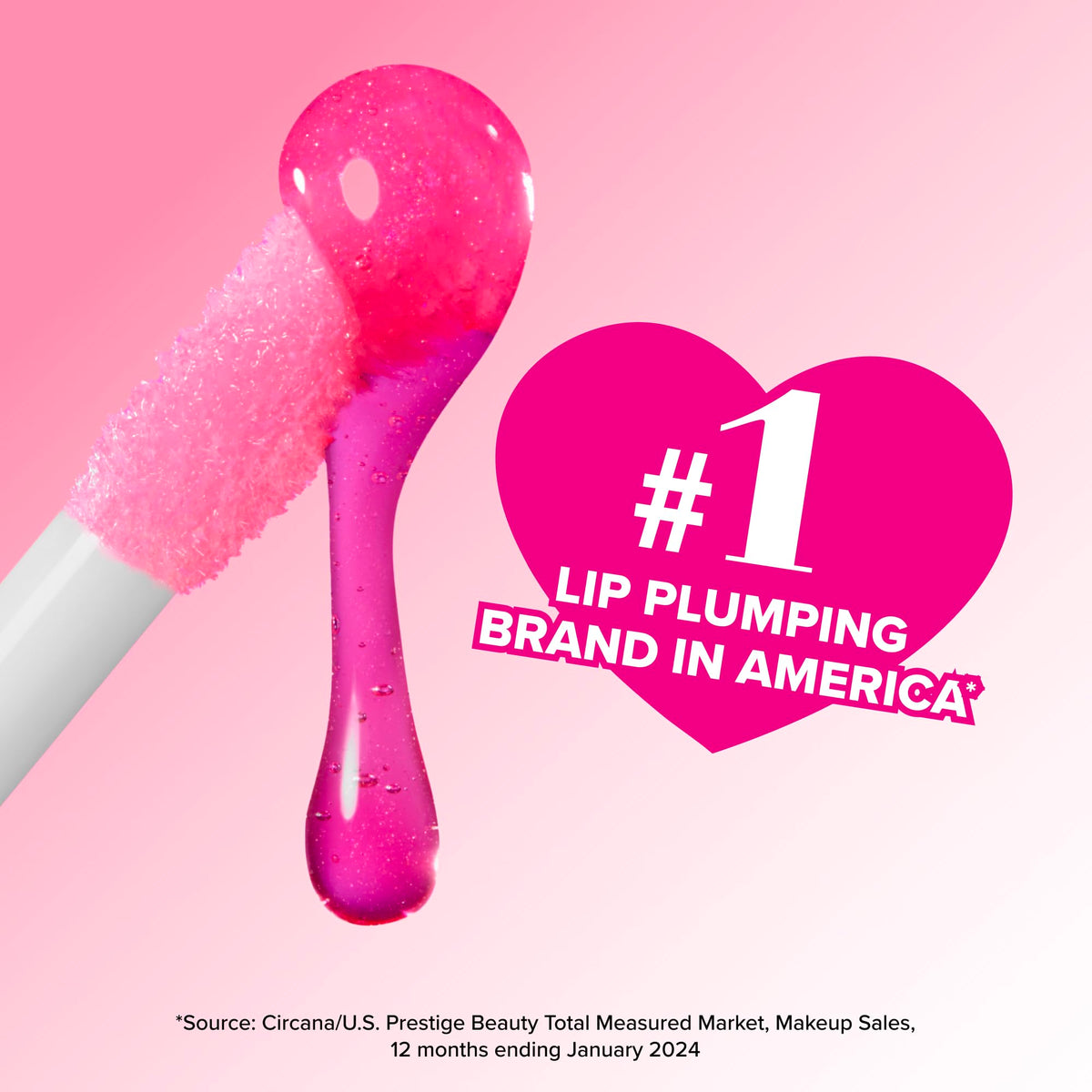 Too Faced Lip Injection Extreme Lip Plumper Gloss applicator close-up