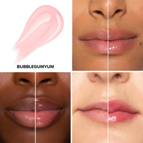 Too Faced Lip Injection Extreme Lip Plumper Gloss Bubblegum Yum applicator