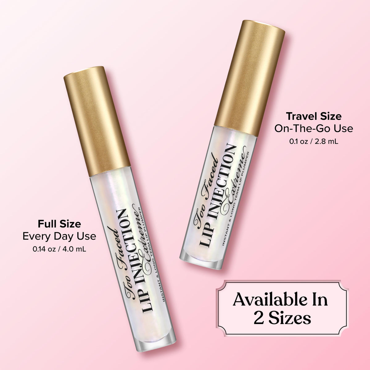 Too Faced Lip Injection Extreme Lip Plumper Gloss swatch