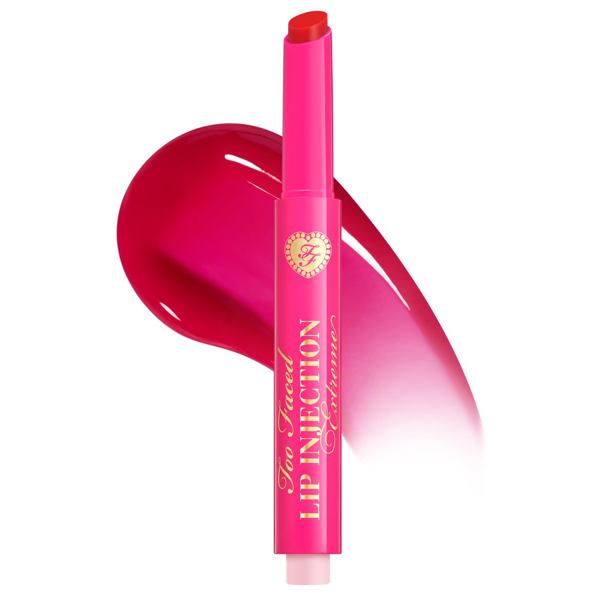 Too Faced Lip Injection Extreme Plumping Clicks Cherry Red front view
