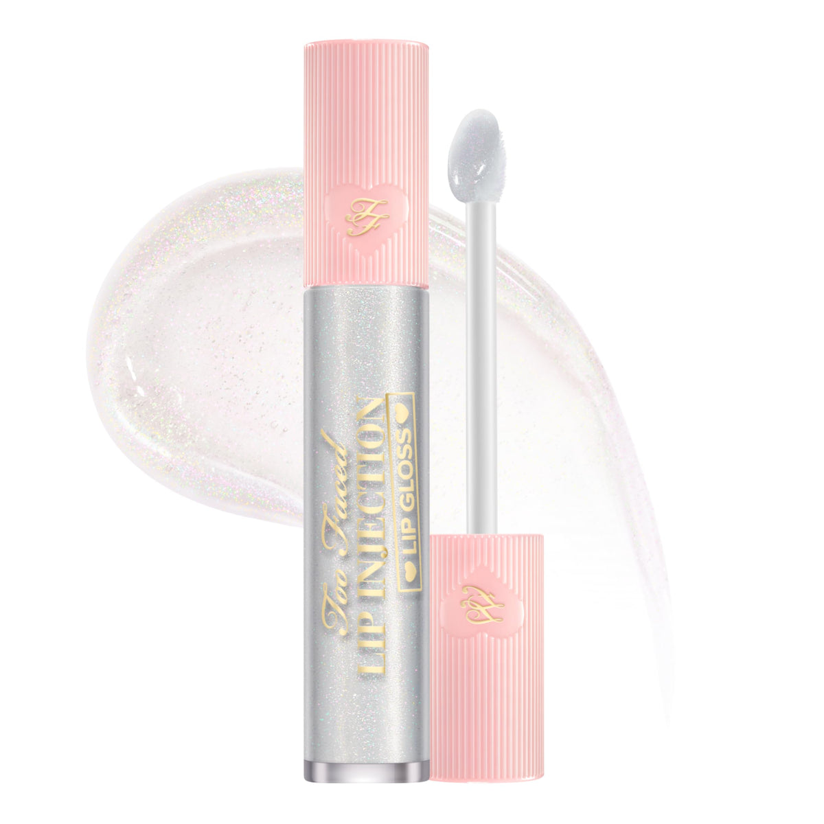 Too Faced Lip Injection Lip Gloss front view with cooling formula