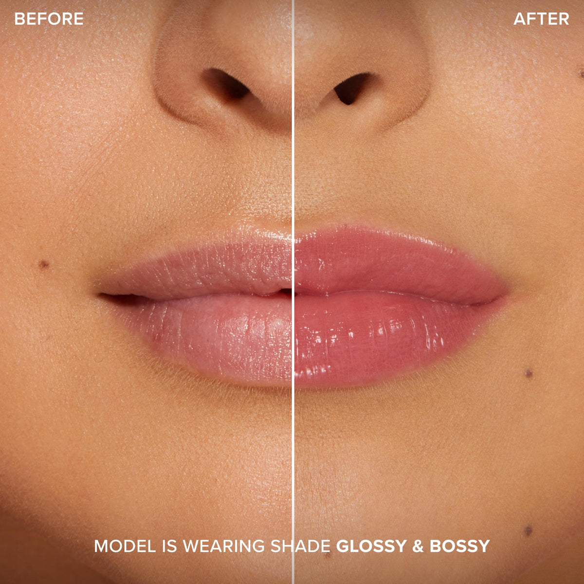 Too Faced Lip Injection Lip Gloss on model's lips