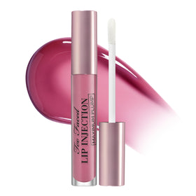 Too Faced Lip Injection Maximum Plump Gloss front view, True Mauve