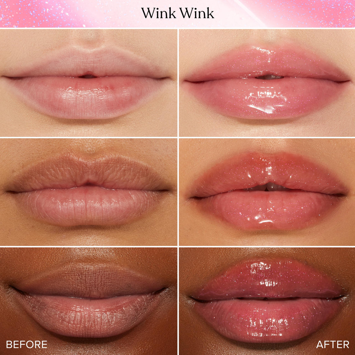 Too Faced Lip Injection Maximum Plump Gloss on lips