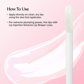Too Faced Lip Injection Maximum Plump Gloss packaging close-up
