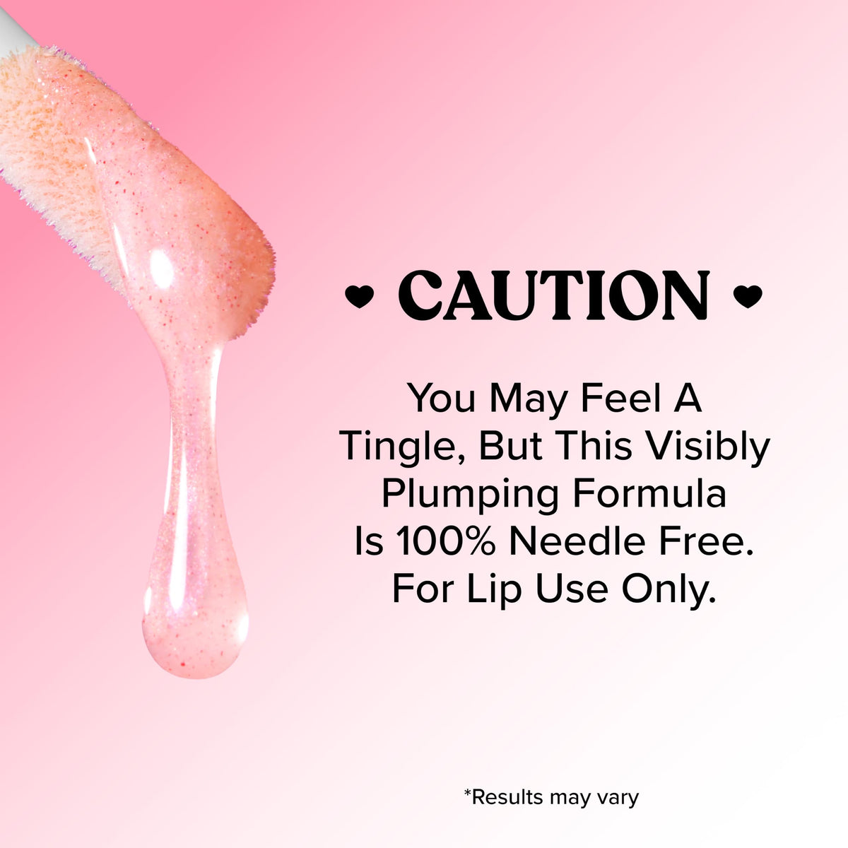 Too Faced Lip Injection Maximum Plump Gloss swatch on skin